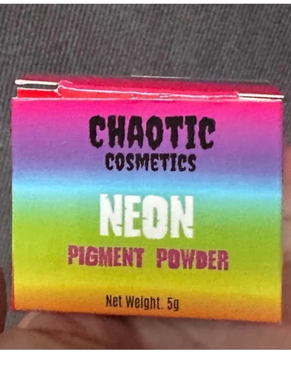 Neon purple Chaotic cosmetics pigment powder